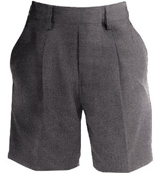 grey shorts