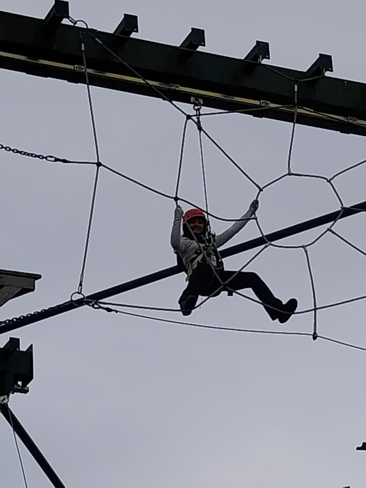 child on high wire course