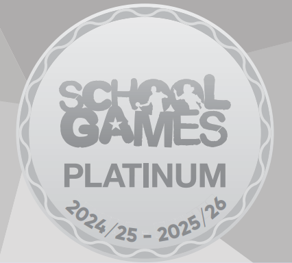 School Games Platinum award 2024/25 - 2025/26